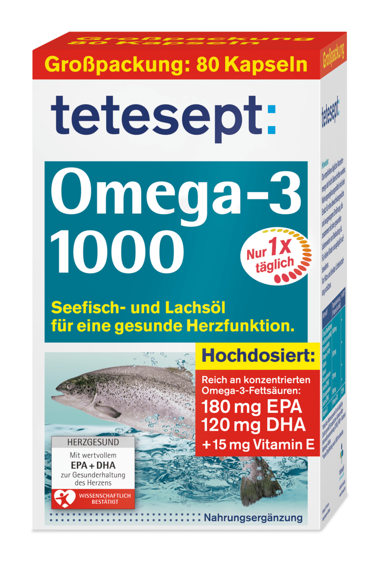 TETESEPT Omega-3 1000 Kapseln